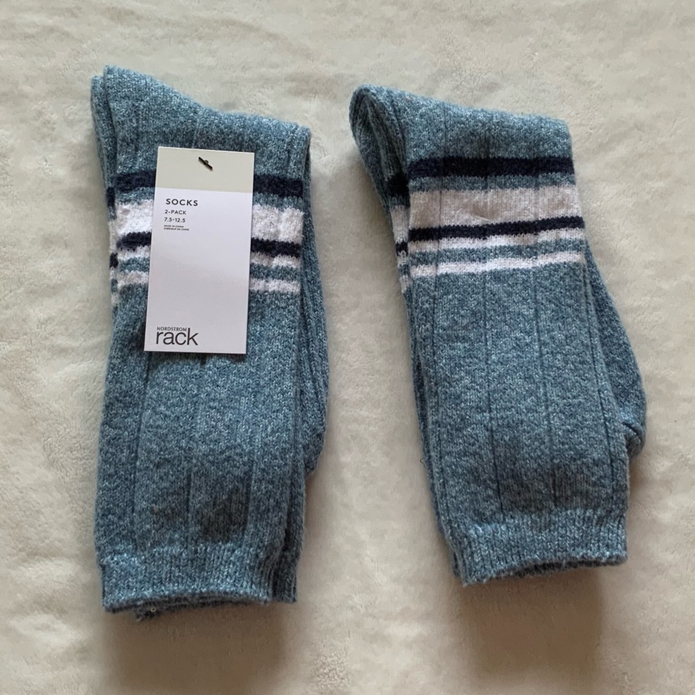 (2) Nordstrom Rack Everyday Boot Socks